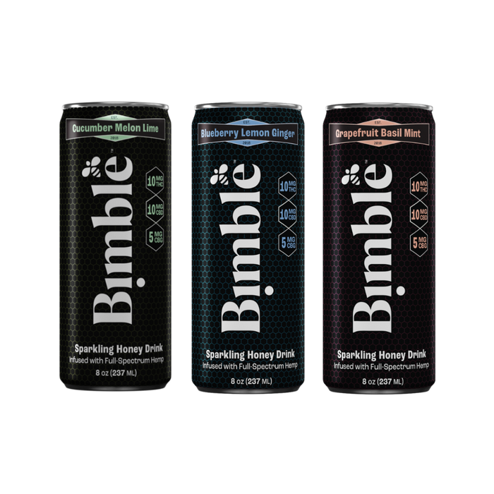 10mg THC Infused Sparkling Honey Drink - Mixed Pack