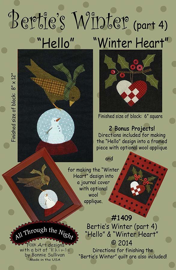 1409 - Bertie's Winter "Hello" & "Winter Heart" (part 4)