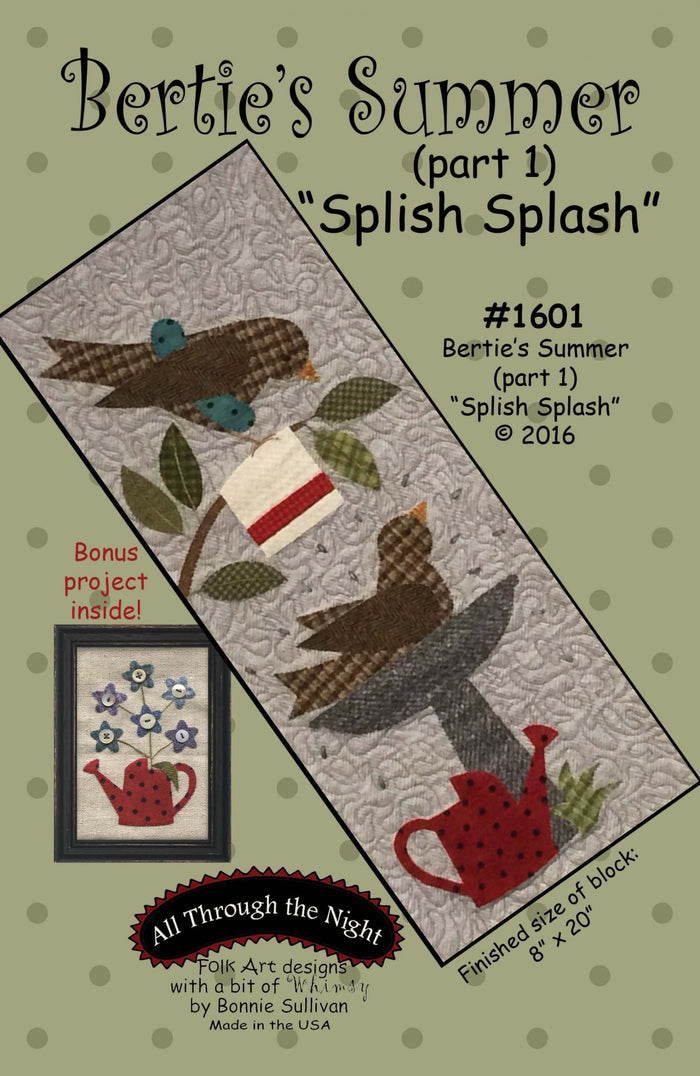1601 - Bertie's Summer "Splish Splash" (part 1)