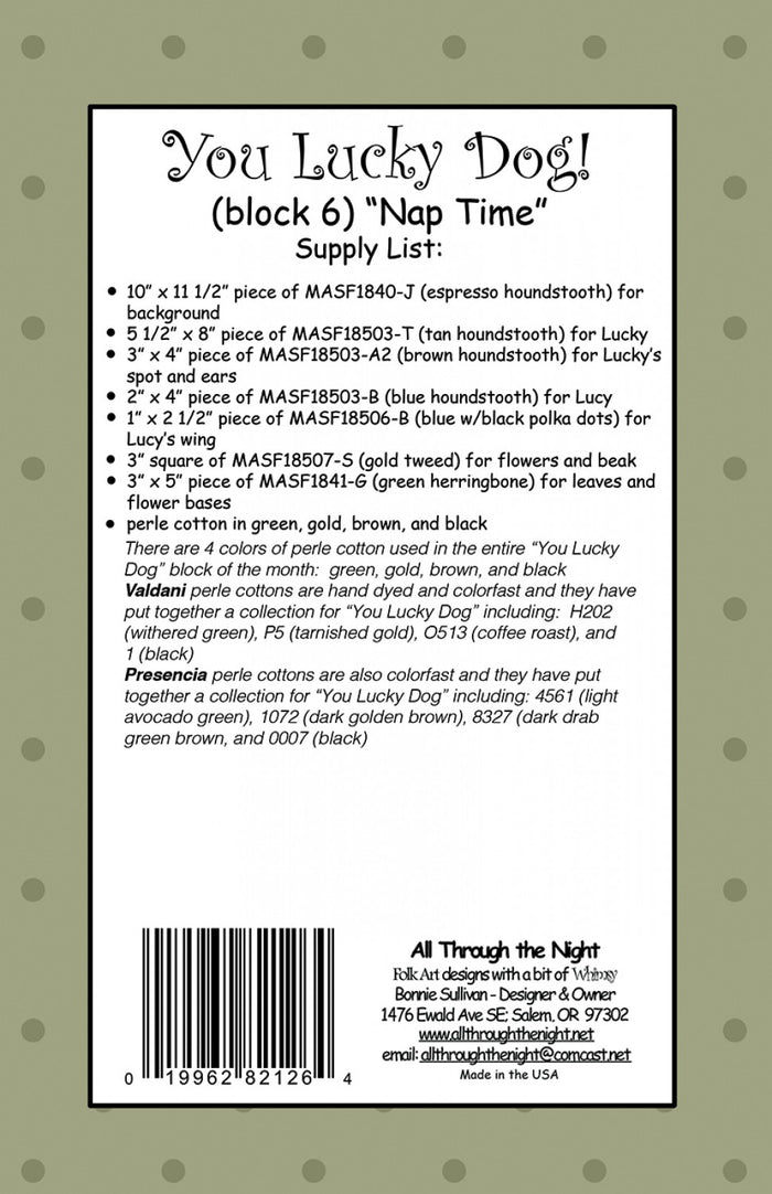 1706 - You Lucky Dog! "Nap Time"