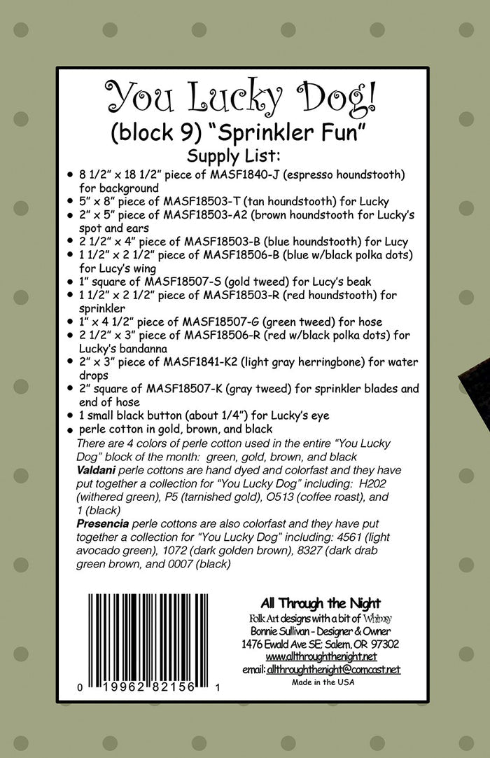 1709 - You Lucky Dog! "Sprinkler Fun"