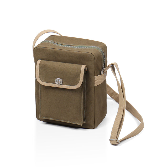 Olive-green × Beige