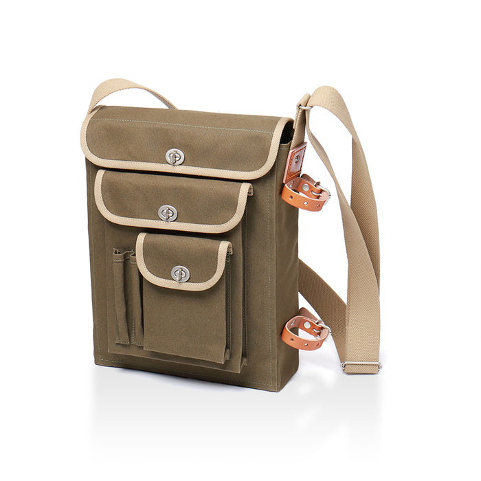 Olive-green × Beige