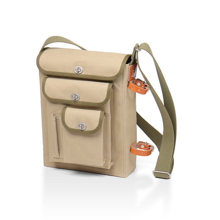 Beige × Olive-green