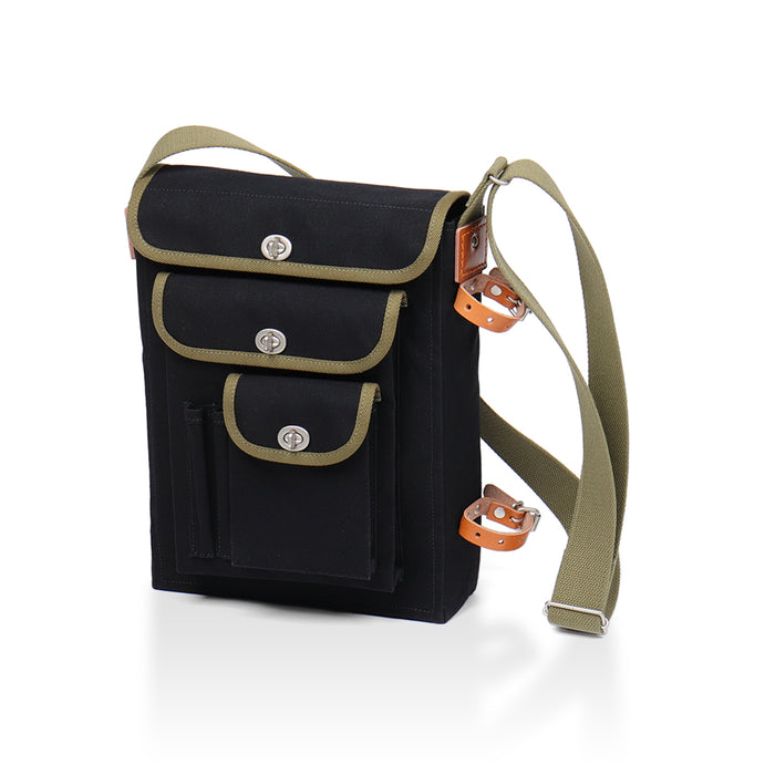 Black × Olive-green