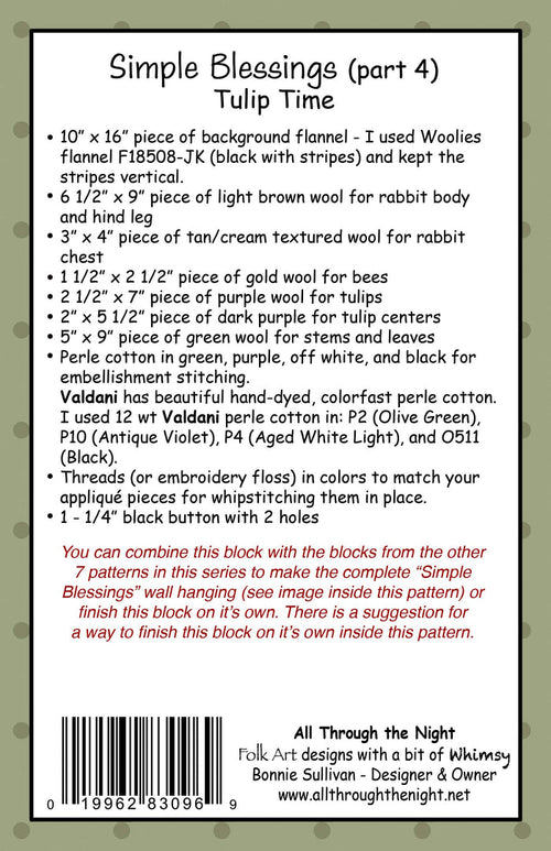 #2034 Simple Blessings "Tulip Time" Part #4