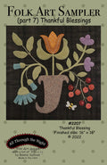#2207 Folk Art Sampler-Thankful Blessings