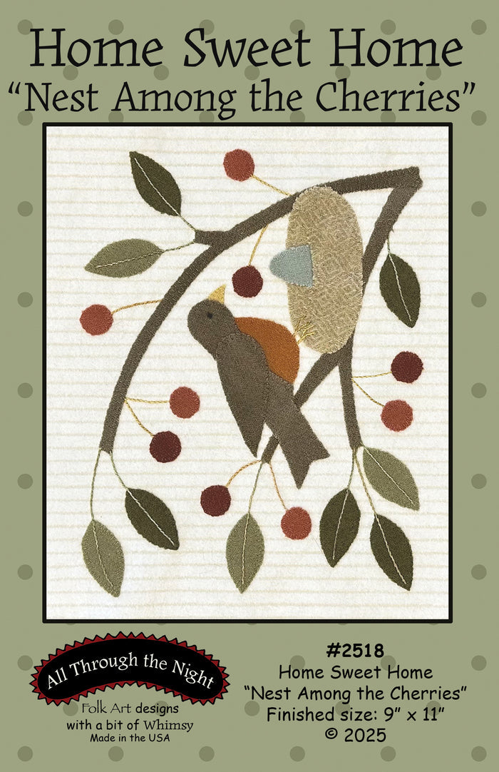 #2518 Home Sweet Home-Nest Among the Cherries