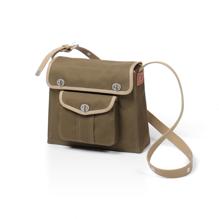 Olive-green × Beige
