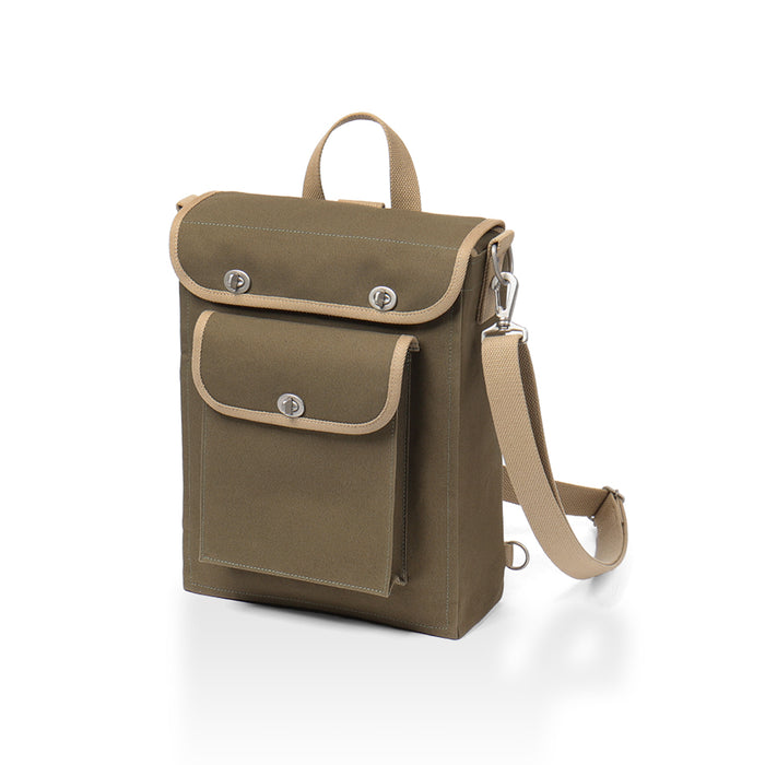 Olive-green × Beige