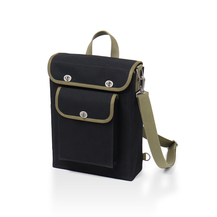 Black × Olive-green