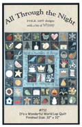 712 - It's a Wonderful World Lap Quilt