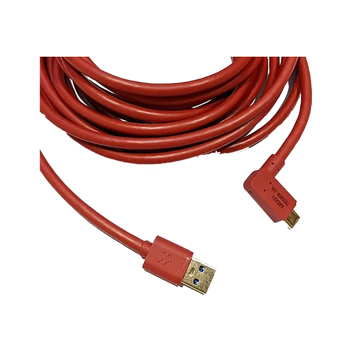 Area51 Tether Co. O'Hare USB-C Right Angle to USB A 3.0 Tether Cable 4.6m