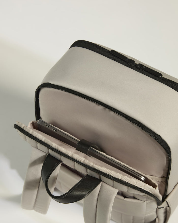 a bag with a phone in it