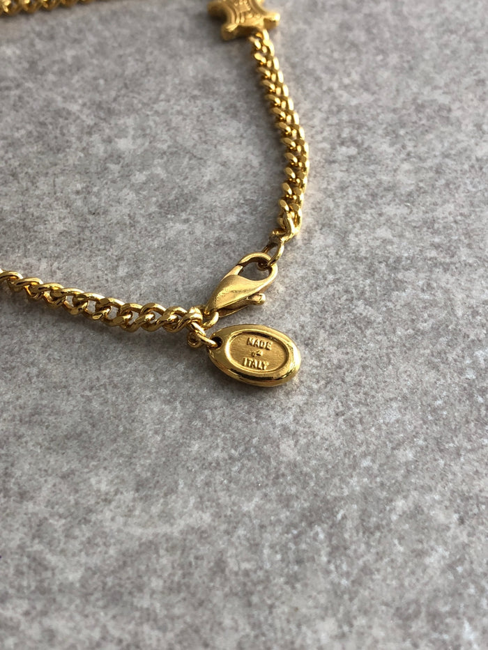 CELINE Blason  Bracelet Gold eapgtk