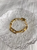 CELINE Blason Bracelet Gold Vintage zs6hm4
