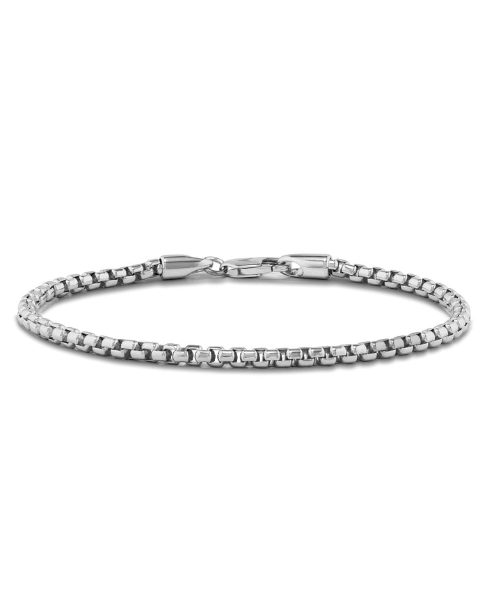 Box Chain Bracelet - Silver