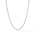 Box Chain Necklace, 2MM - Sterling Silver