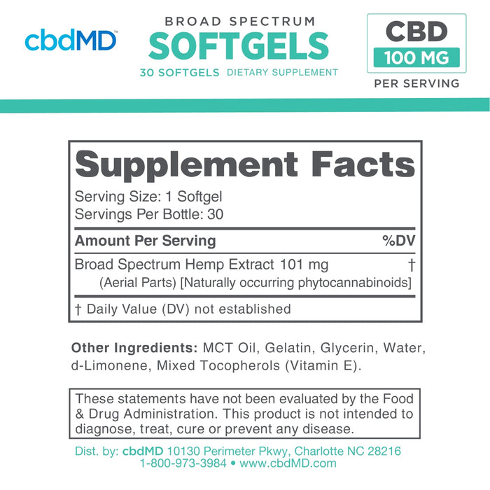 Supplement Facts label for hemp extract softgels, lists ingredients and dosage per serving.; Strength: 3000MG;
