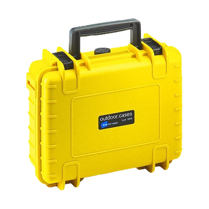 B&W International Type 1000 Outdoor Hard Case with Foam Insert (Yellow)