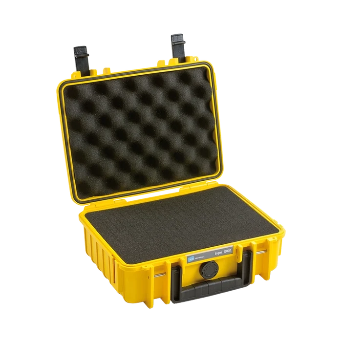 B&W International Type 1000 Outdoor Hard Case with Foam Insert (Yellow)
