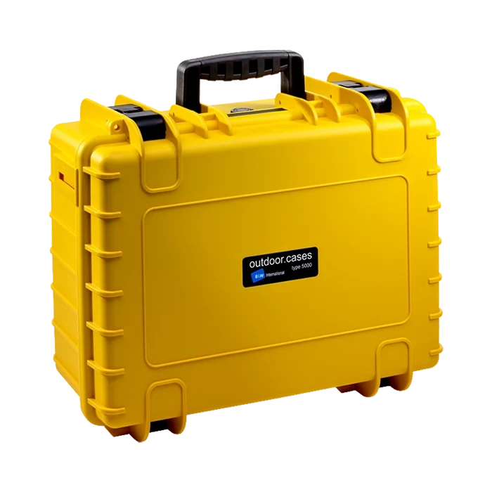 B&W International Type 5000 Outdoor Hard Case with Foam Inserts (Yellow)