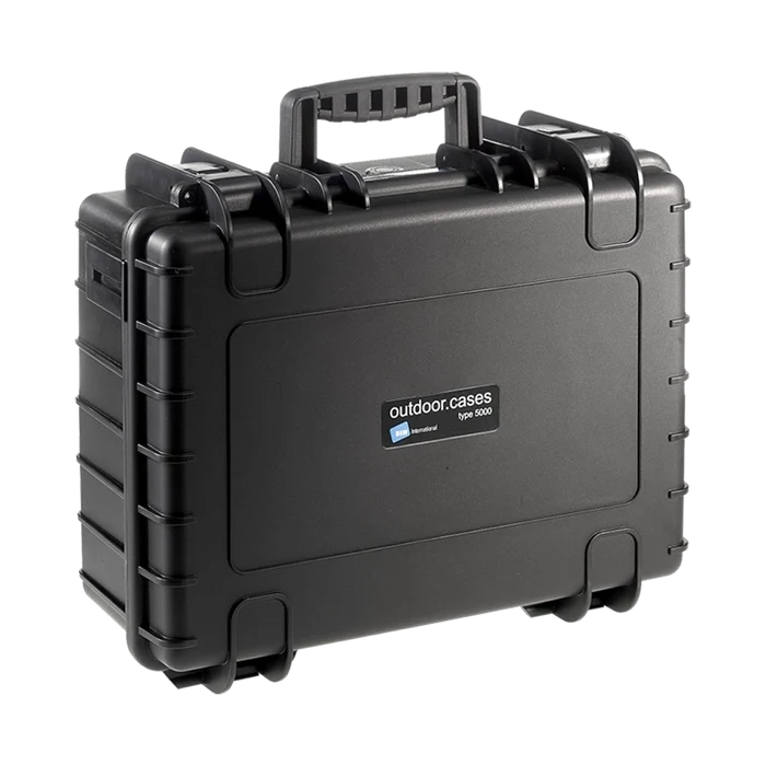 B&W International Type 5000 Outdoor Hard Case with Padded Dividers (Black)