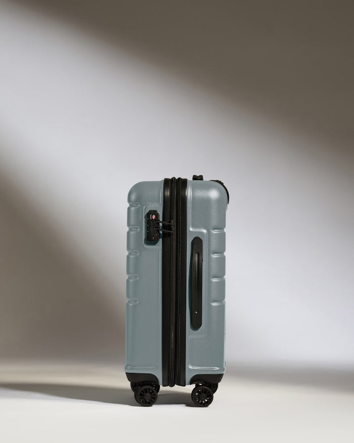 a suitcase with wheels on it