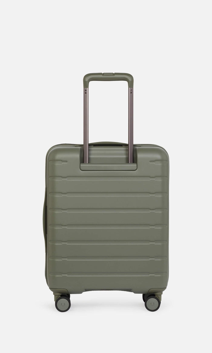 Antler Luggage -  Stamford cabin in field green - Hard Suitcases Stamford Cabin Suitcase Green | Hard Luggage | Antler UK