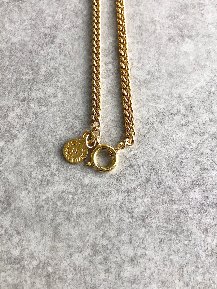 CELINE circle necklace gold Vintage Old Celine 4cxyxn