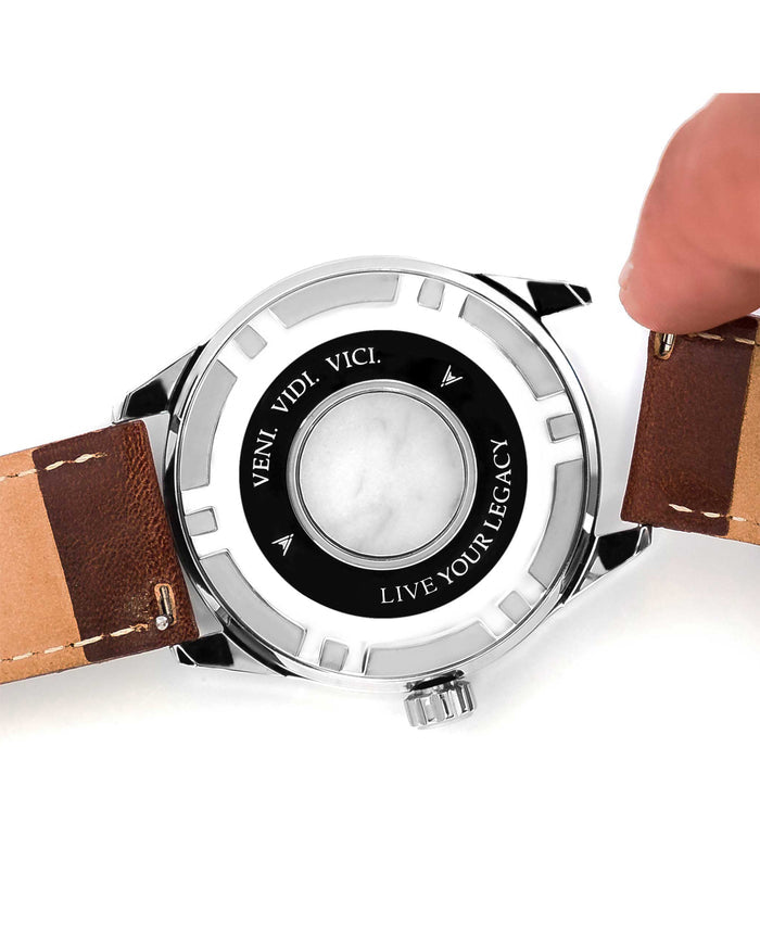 Classic Leather - Walnut 20mm