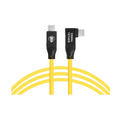 CobraTether Straight to 90 Degree Angle USB-C Tether Cable (5m, Yellow)