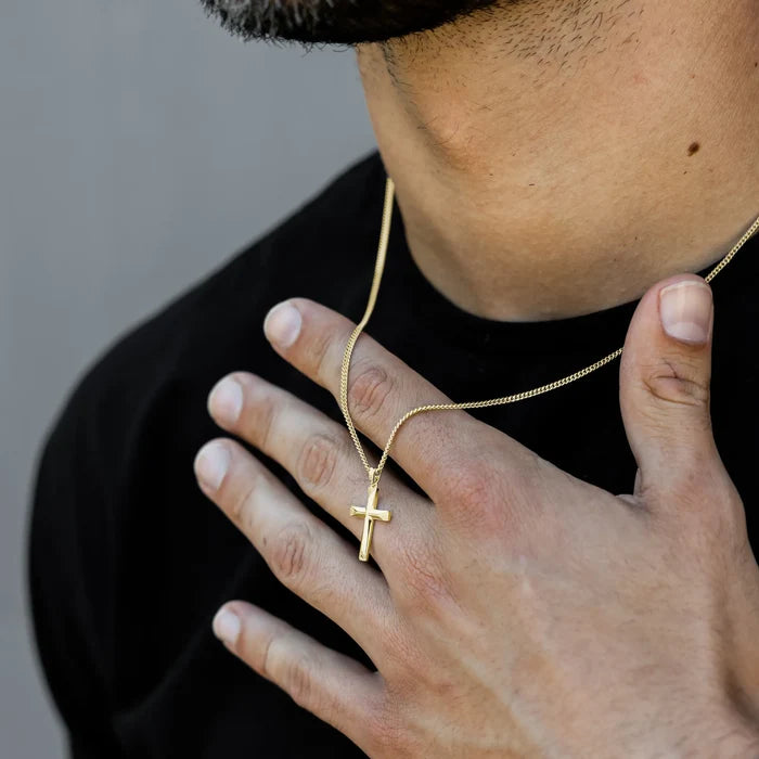 Gold cross Pendant For Men