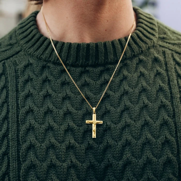 Crucifix pendant for men