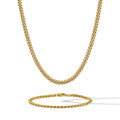 Cuban Chain Set, 5MM - Gold Set