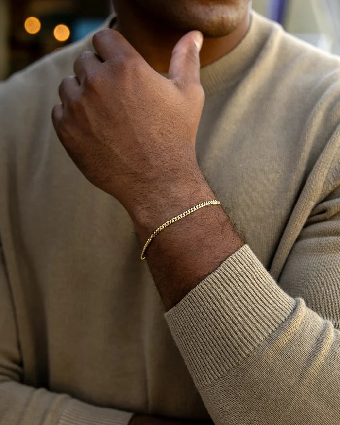 Curb Chain Set - Gold Set