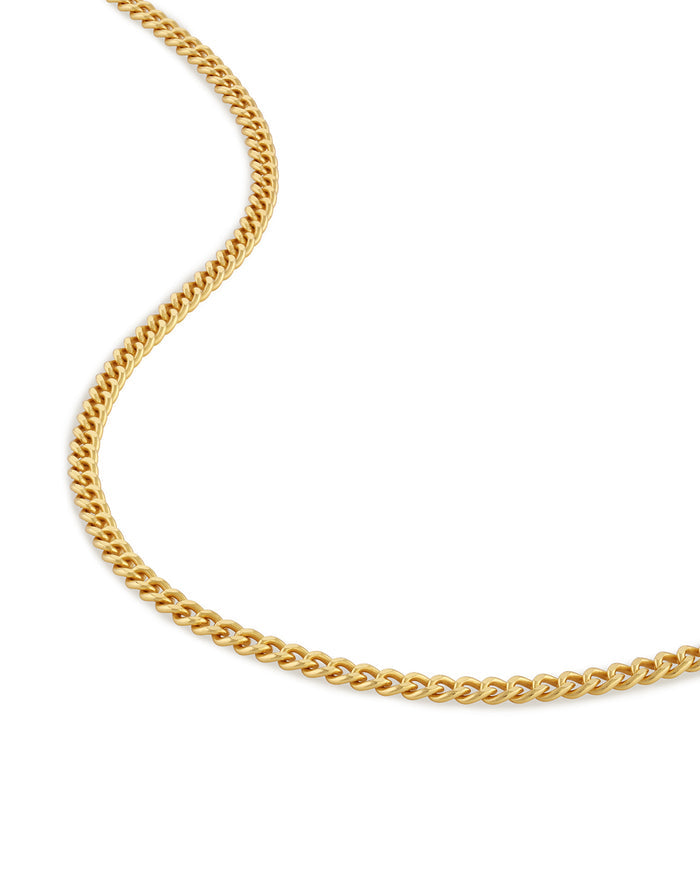 Curb Chain Set - Gold Set