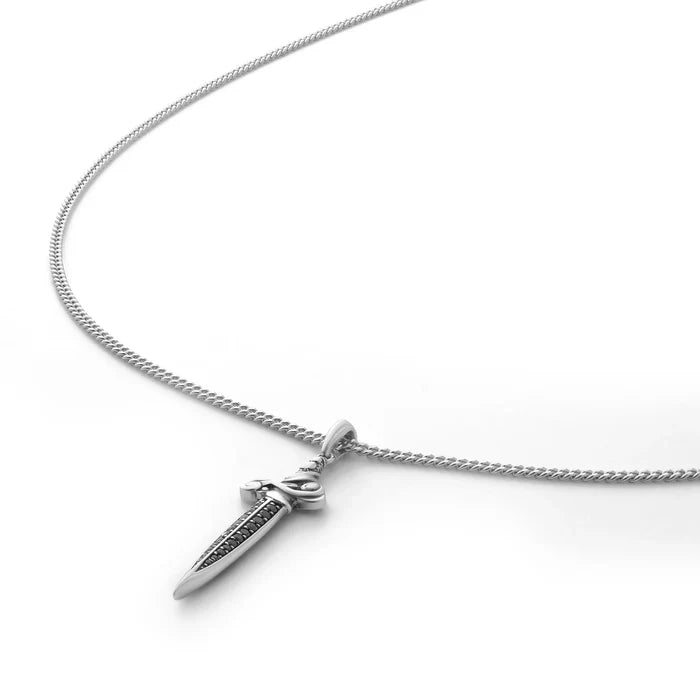 Dagger Pendant - Black Onyx