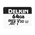 Delkin Devices 64GB Hyperspeed UHS-I SDXC Memory Card with SD Adapter