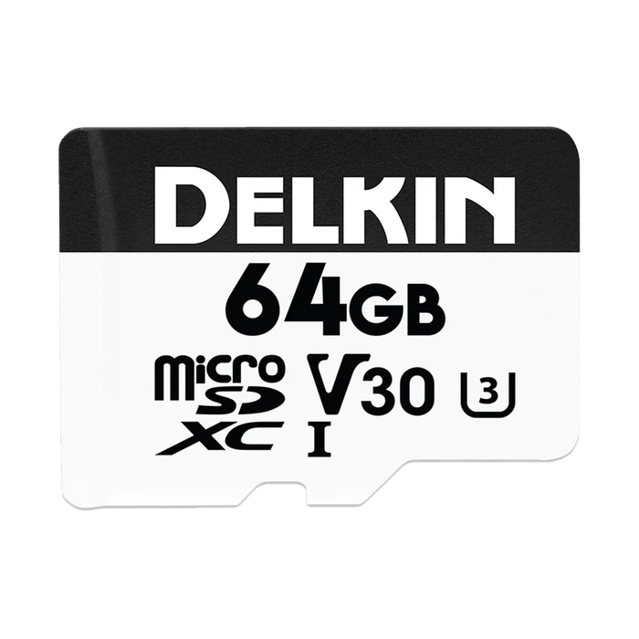Delkin Devices 64GB Hyperspeed UHS-I SDXC Memory Card with SD Adapter