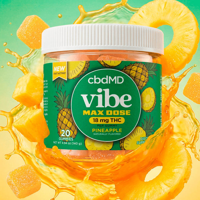Delta 9 THC Max Dose Nano Gummies - cbdMD