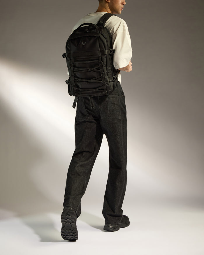 a man wearing a backpack