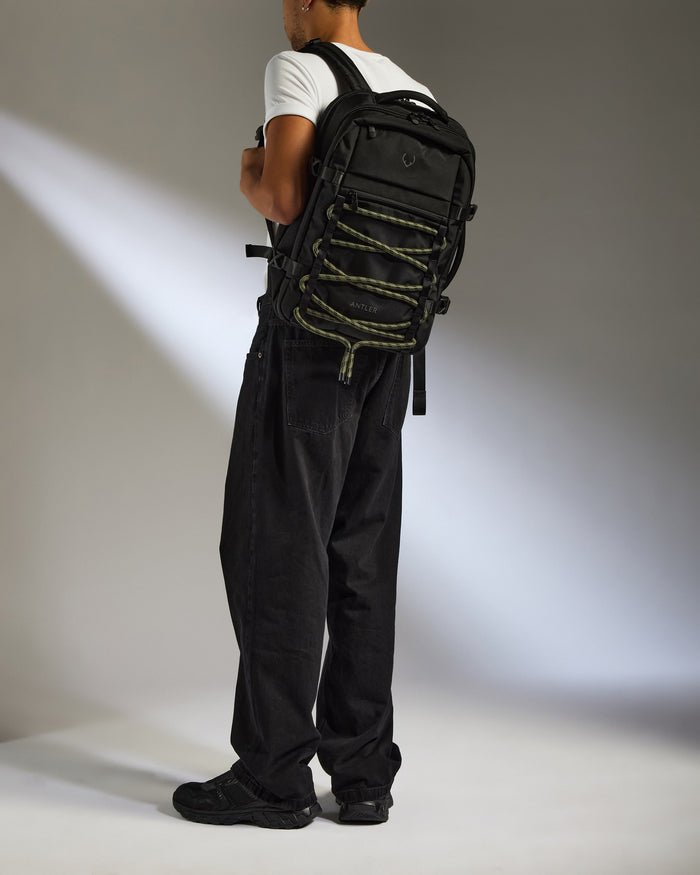 a man wearing a backpack