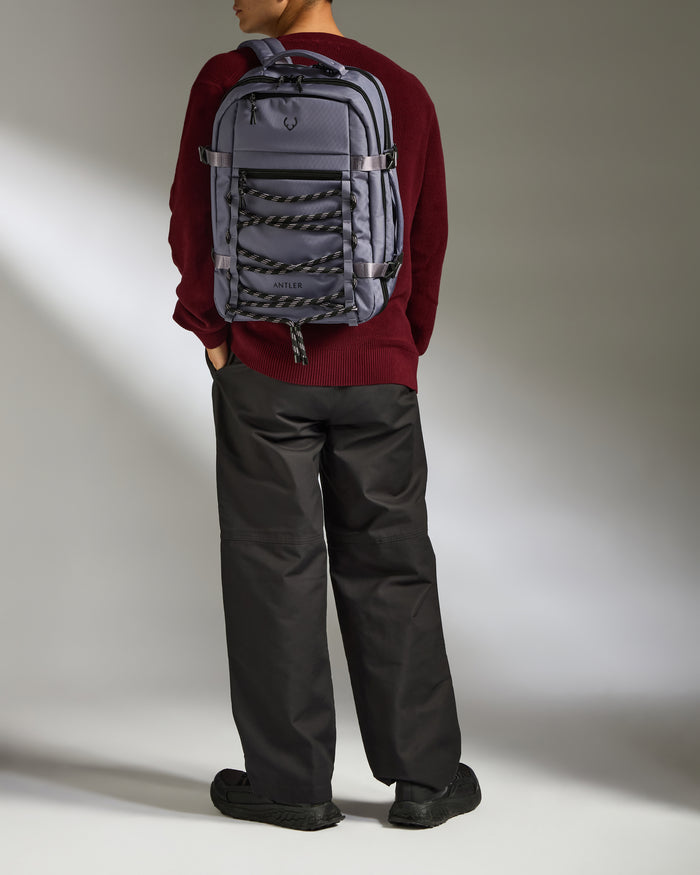 a person wearing a backpack