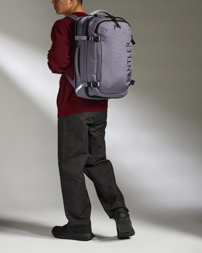 a person wearing a backpack