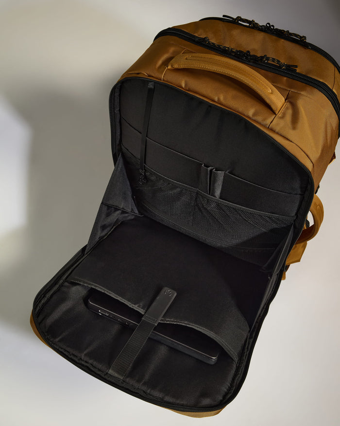 a bag with a phone in it