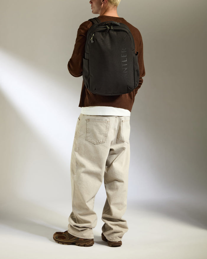 a man wearing a backpack