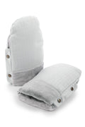 Egg Hand Muffs Egg 3 Handmuff - Houndstooth Silver