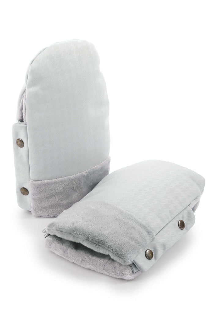 Egg Hand Muffs Egg 3 Handmuff - Houndstooth Silver