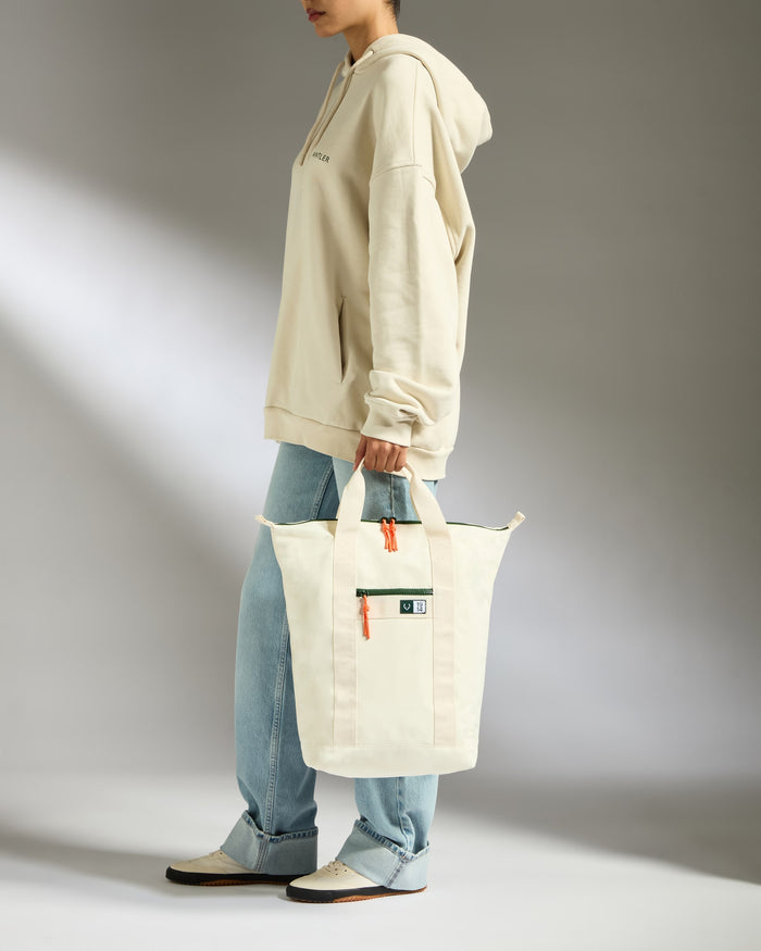 a person holding a bag